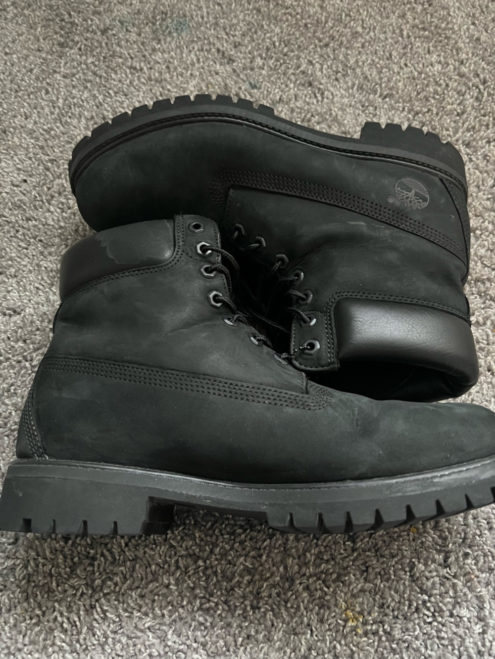 Timberland Black Boots 9.5W
